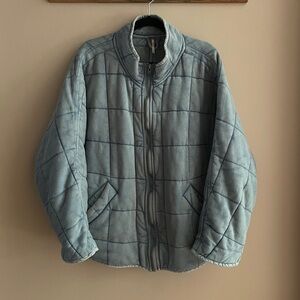 Free People Dolman Quilted Knit Bomber Jacket